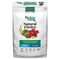 Nourriture sèche pour chiots Nutro Natural Choice Recette avec agneau et riz brun 9,07 - 13,61kg