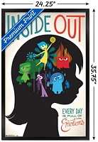 Disney Pixar Inside Out - Emotions Wall Poster, 14.725" x 22.375" Framed