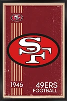 NFL San Francisco 49ers - Retro Logo 14 Wall Poster