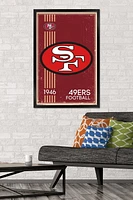 NFL San Francisco 49ers - Retro Logo 14 Wall Poster