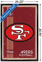 NFL San Francisco 49ers - Retro Logo 14 Wall Poster