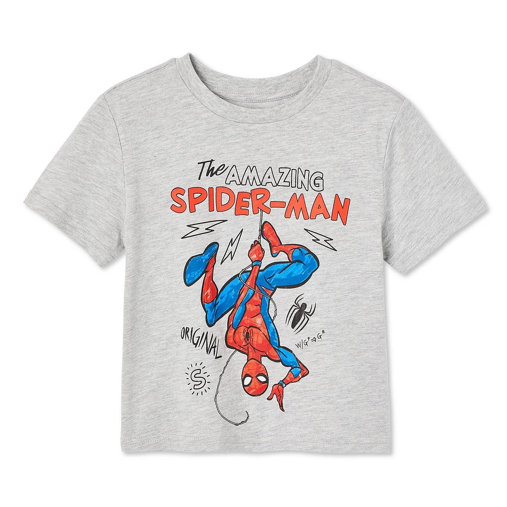 T-shirt Spider-Man Marvel pour petits garçons Tailles 2T-5T