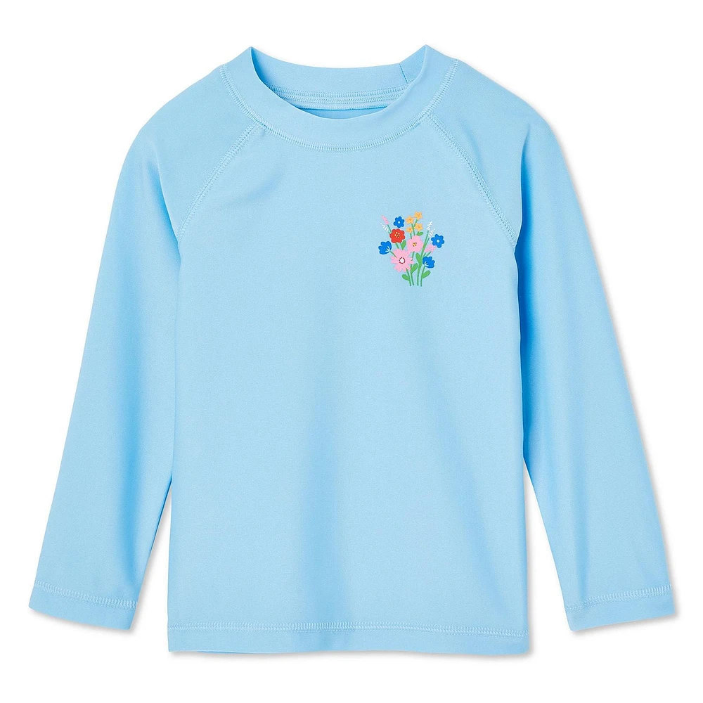 Haut anti-UV à manches longues George pour petites filles Tailles 2T-5T