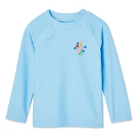 George Toddler Girls' Long Sleeve Rash Guard