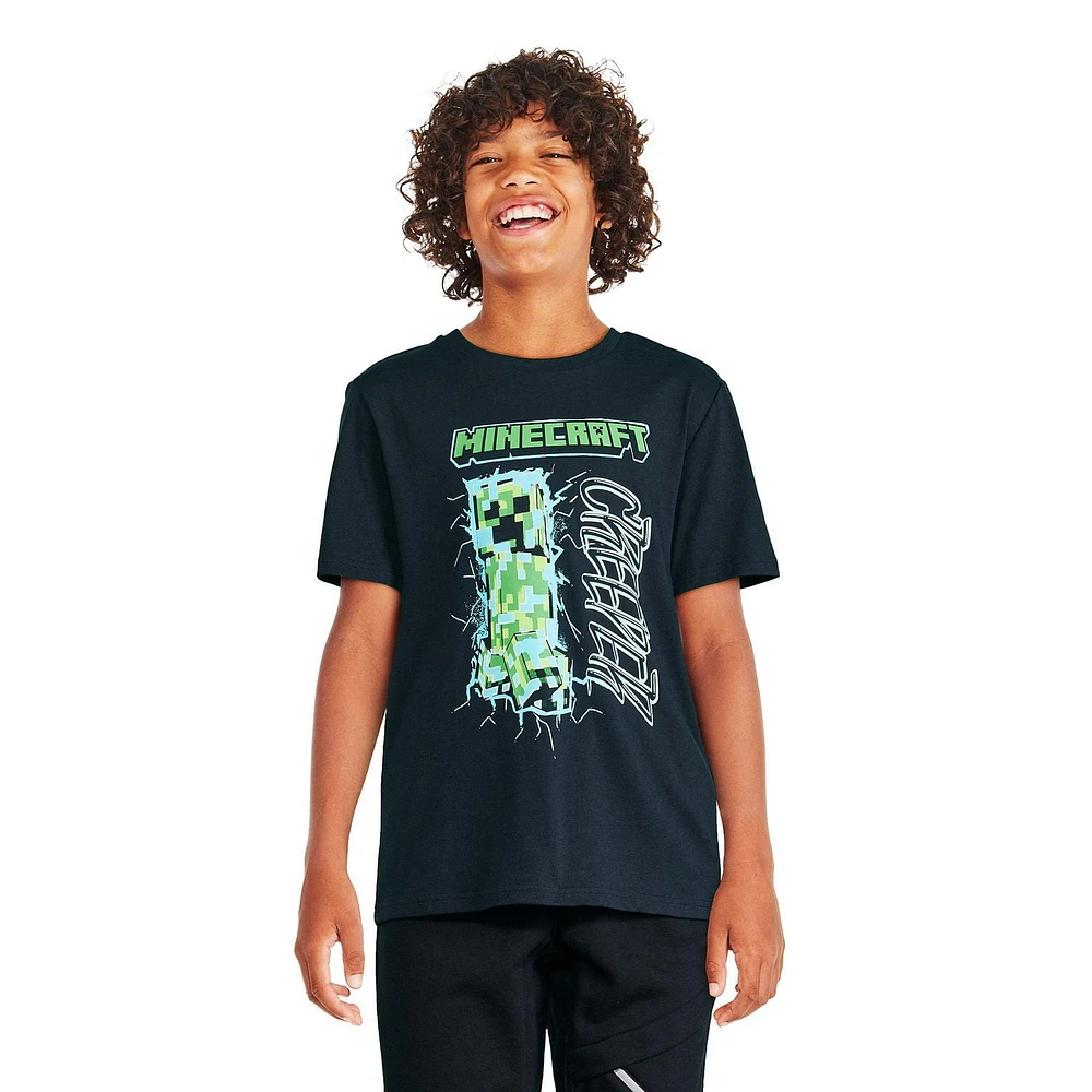 Minecraft Boys' Graphic Tee, Sizes XS-XL