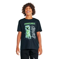 Minecraft Boys' Graphic Tee, Sizes XS-XL