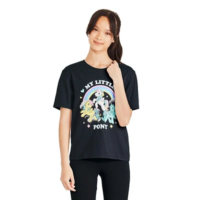 T-shirt à manches courtes Mon Petit Poney pour filles