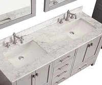 DROP Bath and Kitchen DR091178 Undermount Bathroom Sink Set