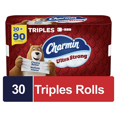 Papier hygiénique Charmin Ultra Strong, 30 rouleaux triples par rouleau NB-24M