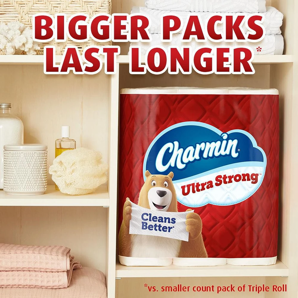 Charmin Ultra Strong Toilet Paper 30 Triple Rolls Per Roll, 30CT