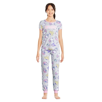 Hello Kitty and Friends Girls' Pajama 2-Piece Set, Sizes XS-L