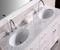 DROP Bath and Kitchen DR091091 Undermount Bathroom Sink Set