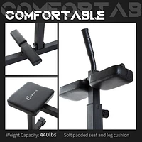 Seated Calf Raise Thighs Lower Leg Exercise Machine Home Gym Fitness Equipment