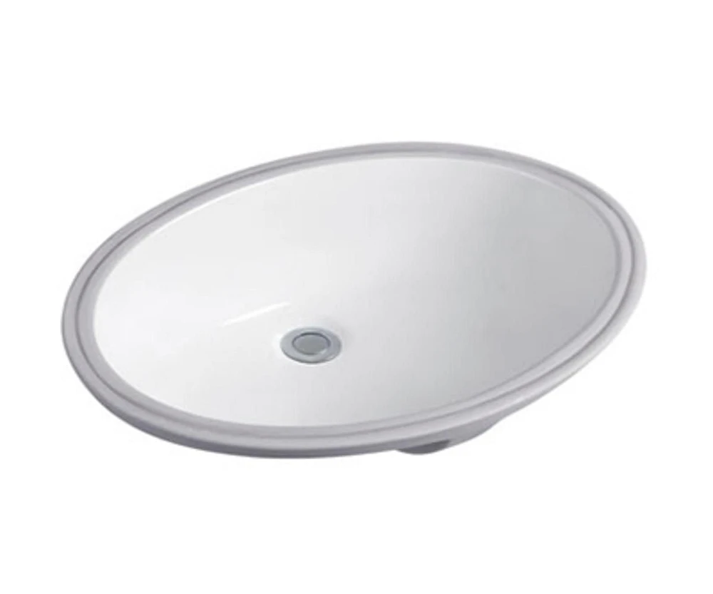 DROP Bath and Kitchen DR091159 Undermount Bathroom Sink Set