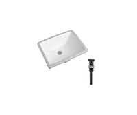 DROP Bath and Kitchen DR091199 Undermount Bathroom Sink Set