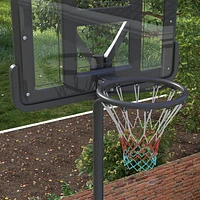 Soozier Portable Basketball Hoop, Poolside or Backyard, for Youth Adults