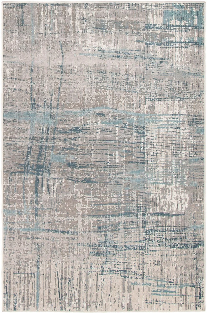 ECARPET Lucca Grey Rug 5'3" x 7'3"