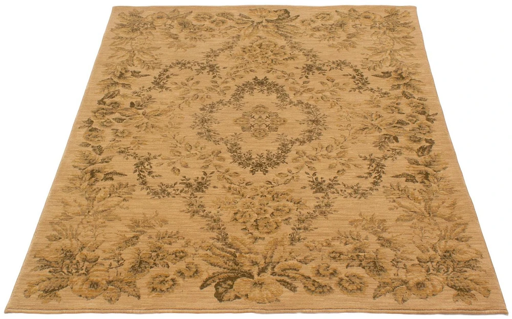 ECARPET Lotus Mod Khaki Rug 5'5" x 7'4"