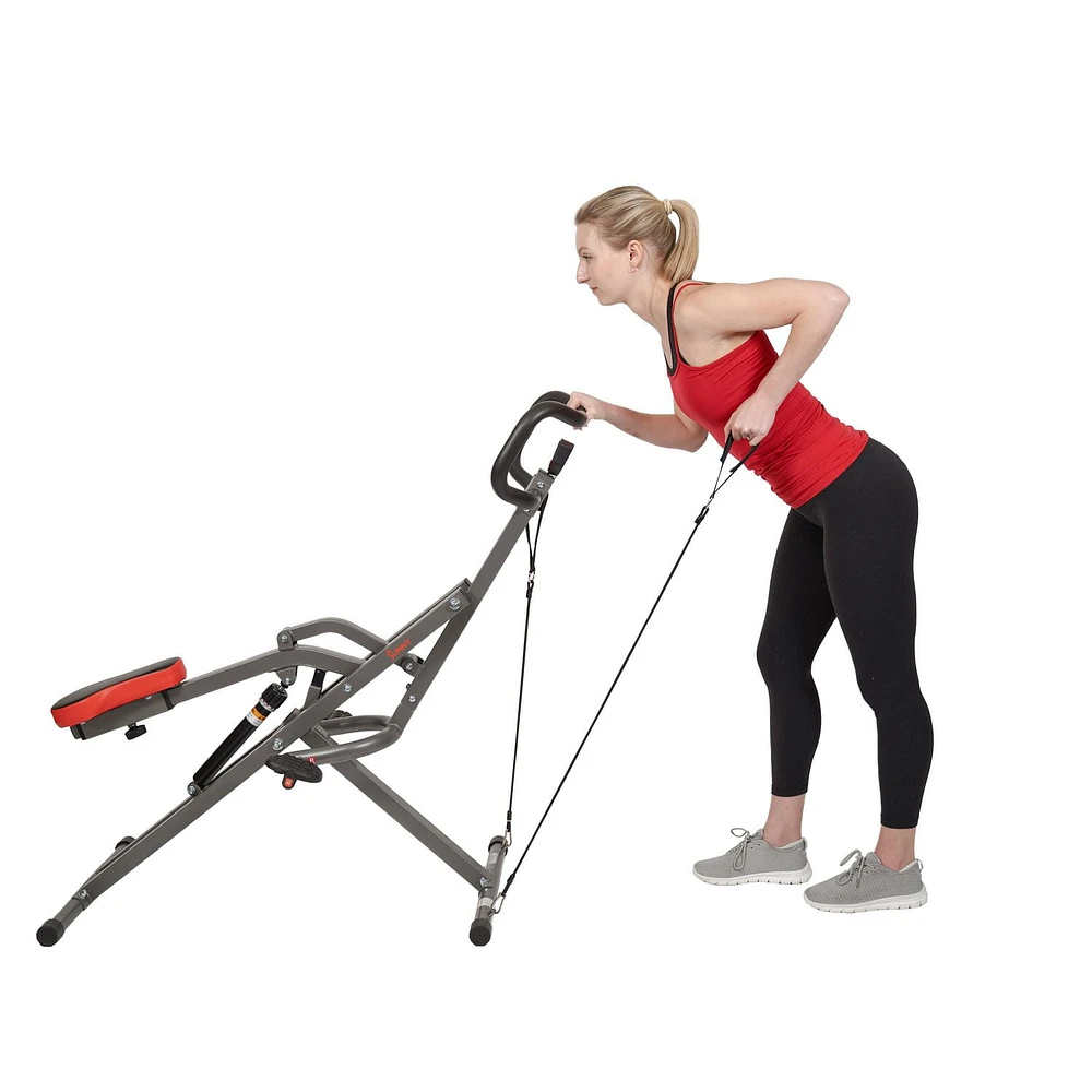 Sunny Health & Fitness Row-N-Ride PRO™ Squat Assist Trainer - SF-A020052