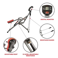 Sunny Health & Fitness Row-N-Ride PRO™ Squat Assist Trainer - SF-A020052