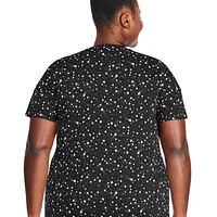 George Plus Women's Crew Neckline Nightshirt