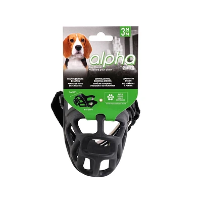 Alpha by Zeus Dog Muzzle, Size 3, Medium