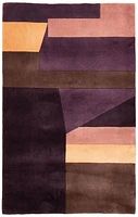 ECARPETGALLERY Elegance Purple Rug 3'5" x 5'7"