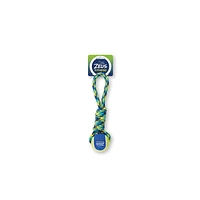 Zeus Fitness Tennis Ball Rope Tug Dog Toy, 22.9 cm (9 in)