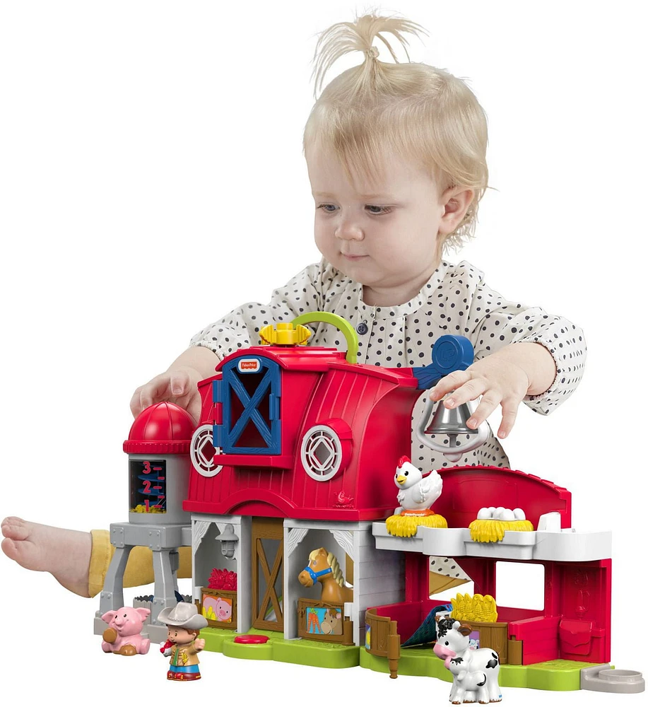 Fisher-Price Little People Caring for Animals Farm Playset - French Edition