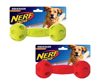 Nerf Squeak Barbell Medium Dog Toy