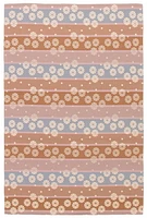 ECARPET Lotus Mod Tan Rug 4'4" x 6'8"