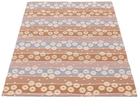 ECARPET Lotus Mod Tan Rug 4'4" x 6'8"