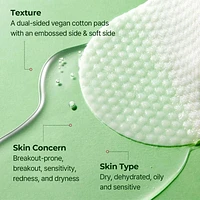 Torriden Tampon tonique Cica équilibré 180 ml / 60 tampons