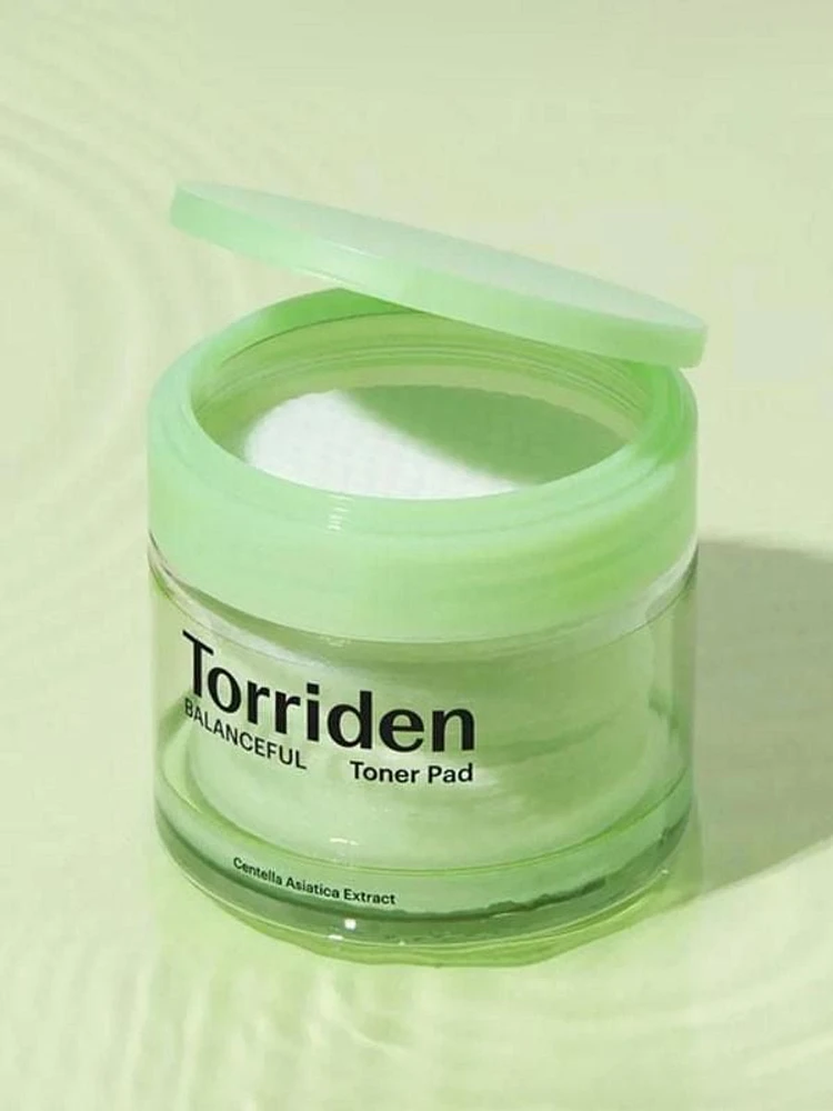 Torriden Tampon tonique Cica équilibré 180 ml / 60 tampons