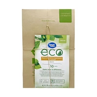 Great Value Leak Resistant Kitchen Organic Waste Bags, 10 bags (4.5 L, 11.42" x 7.56" x 3.7")