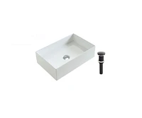 DROP Bath and Kitchen DR091353 Bathroom Vessel Sink Set