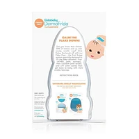 Frida Baby - DermaFrida the Flakefixer - 3-Step Cradle Cap System, Baby Sponge, Brush, Comb & Storage Stand