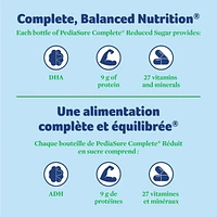 PediaSure Complete® Reduced Sugar, Nutritional Supplement, 4 x 235 mL, Strawberry, 4 x 235 mL