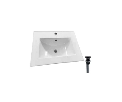 DROP Bath and Kitchen DR091439 Bathroom Vanity Top Set