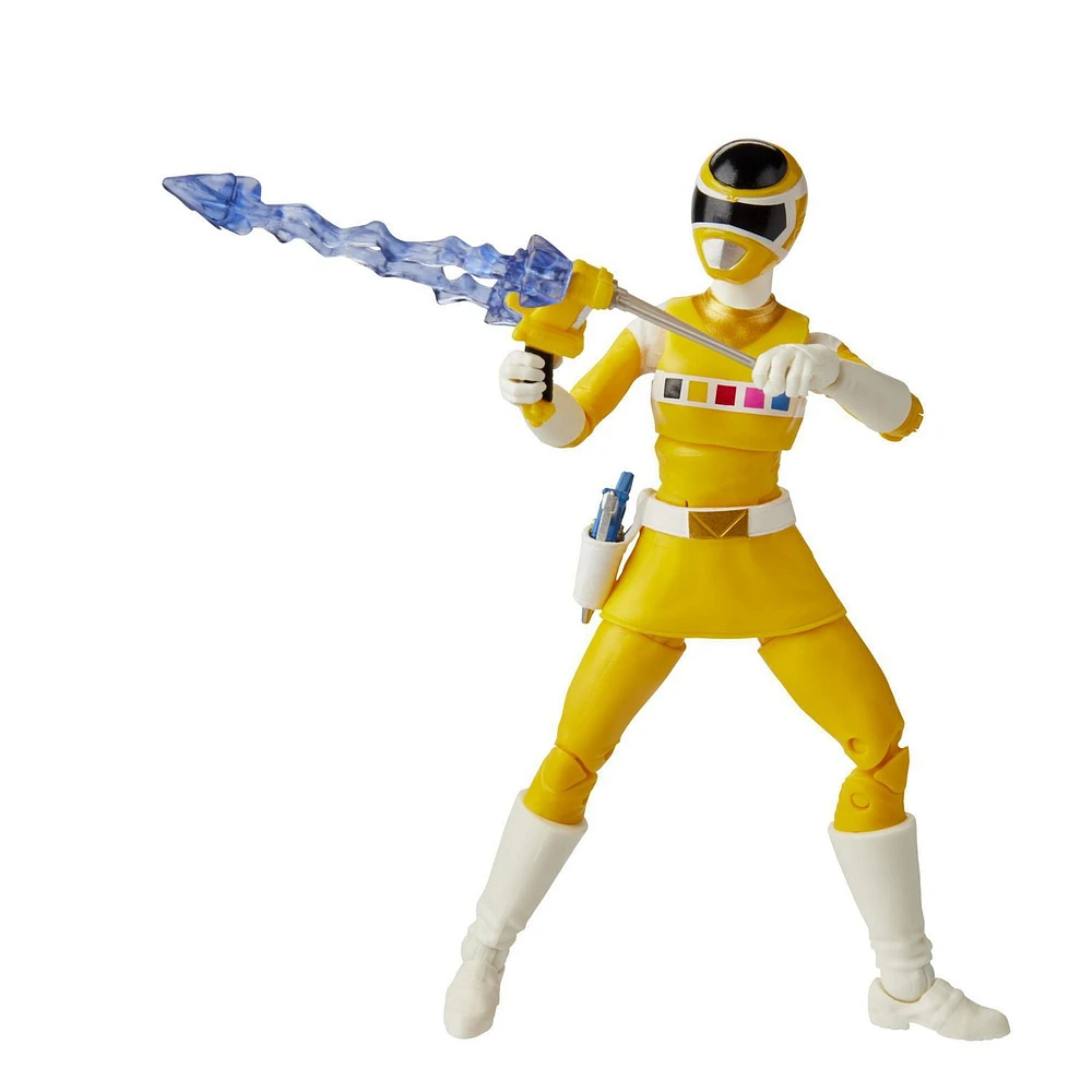 Power Rangers Lightning Collection In Space Yellow Ranger 6-Inch Premium Collectible Action Figure Toy with Accessories