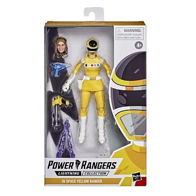 Power Rangers Lightning Collection In Space Yellow Ranger 6-Inch Premium Collectible Action Figure Toy with Accessories