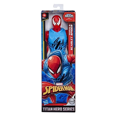 Marvel Spider-Man: Titan Hero Series Blast Gear Marvel’s Scarlet Spider 12-Inch-Scale Super Hero Action Figure Toy Great Kids For Ages 4 And Up