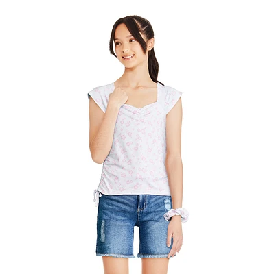 Ensemble 2 pièces à cordon Justice pour filles Tailles TP–TG
