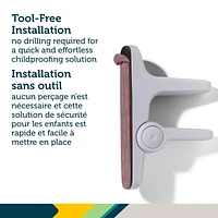 Protection pour poignée de porte Outsmart de Safety 1st serrure de poignée de porte