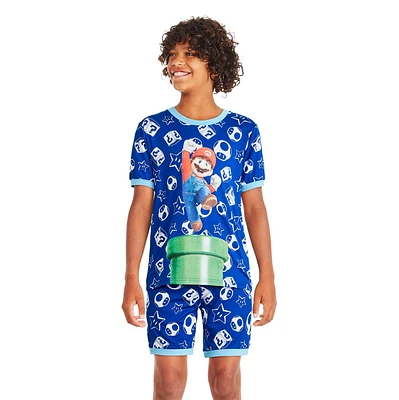 Super Mario Boys' Pajama 2-Piece Set, Sizes XS-L