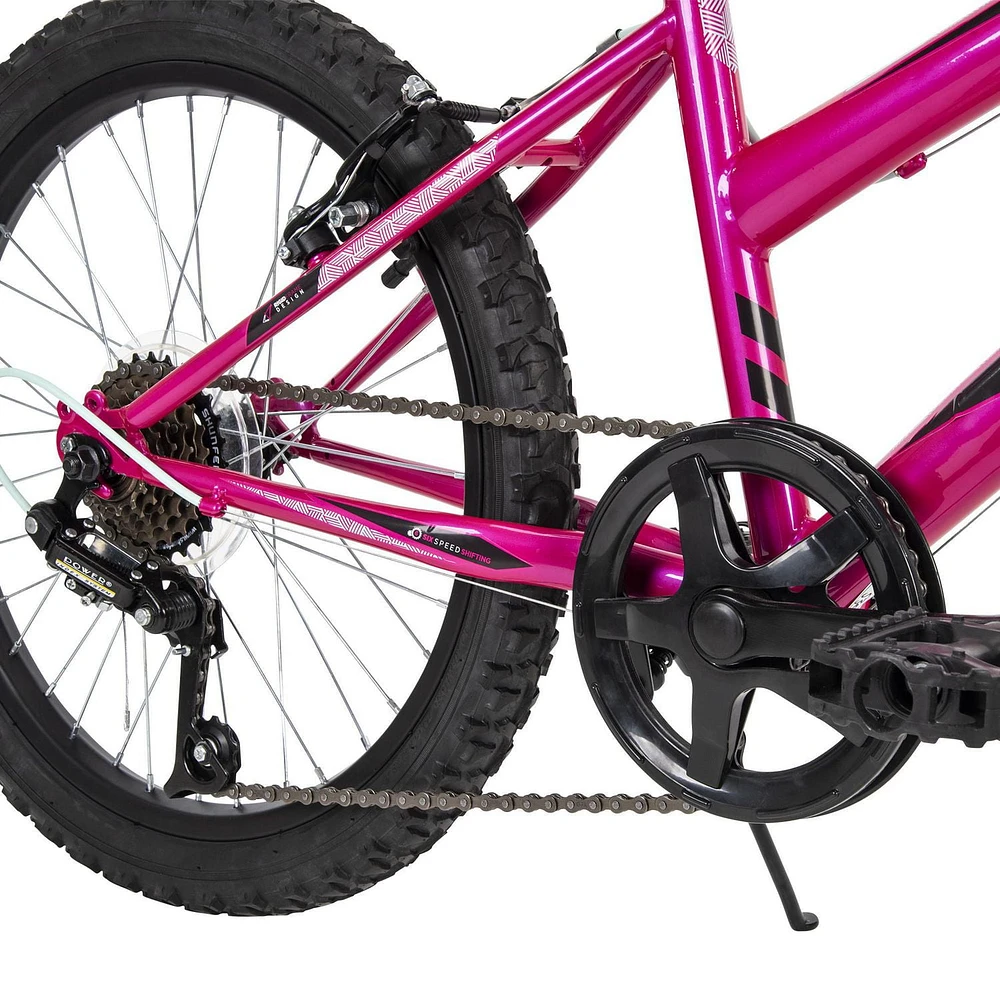 Movelo Algonquin 20" Girls’ Steel Mountain Bike, 6 speeds