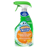 Scrubbing Bubbles® Bathroom Cleaner and Disinfectant Spray, Kills Germs on Tubs, Shower Walls and More, Citrus Scent, 946mL, 946mL, Citrus Scent