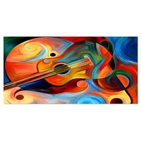 Designart Music and Rhythm Canvas Wall Art