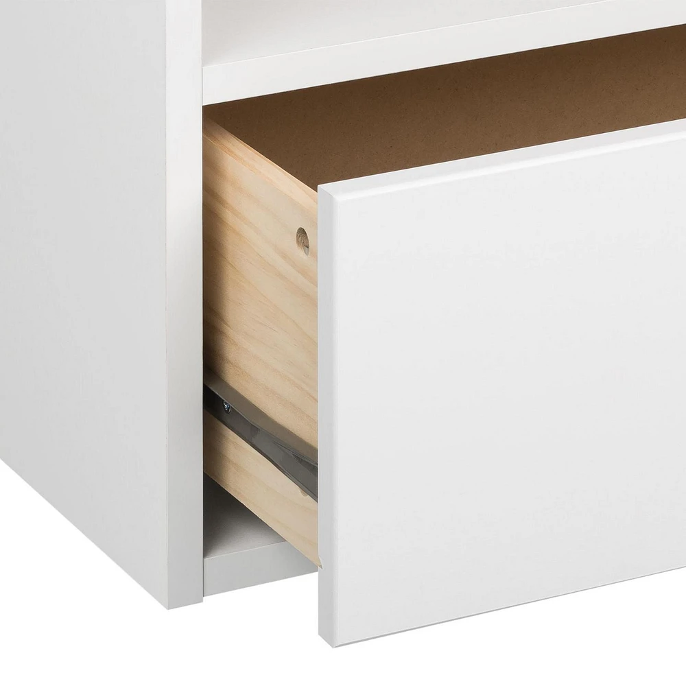 Prepac Hanging Nightstands - Set of 2 - White