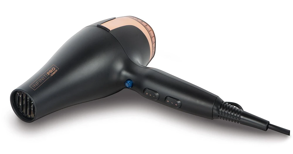 infintiPRO by Conair 1875W Tourmaline Ceramic Professional AC Motor Rose Gold Dryer, Hair Dryer